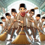 Kebersihan Pesantren: Antara Sapu, Sandal, dan Sapu Bersandal